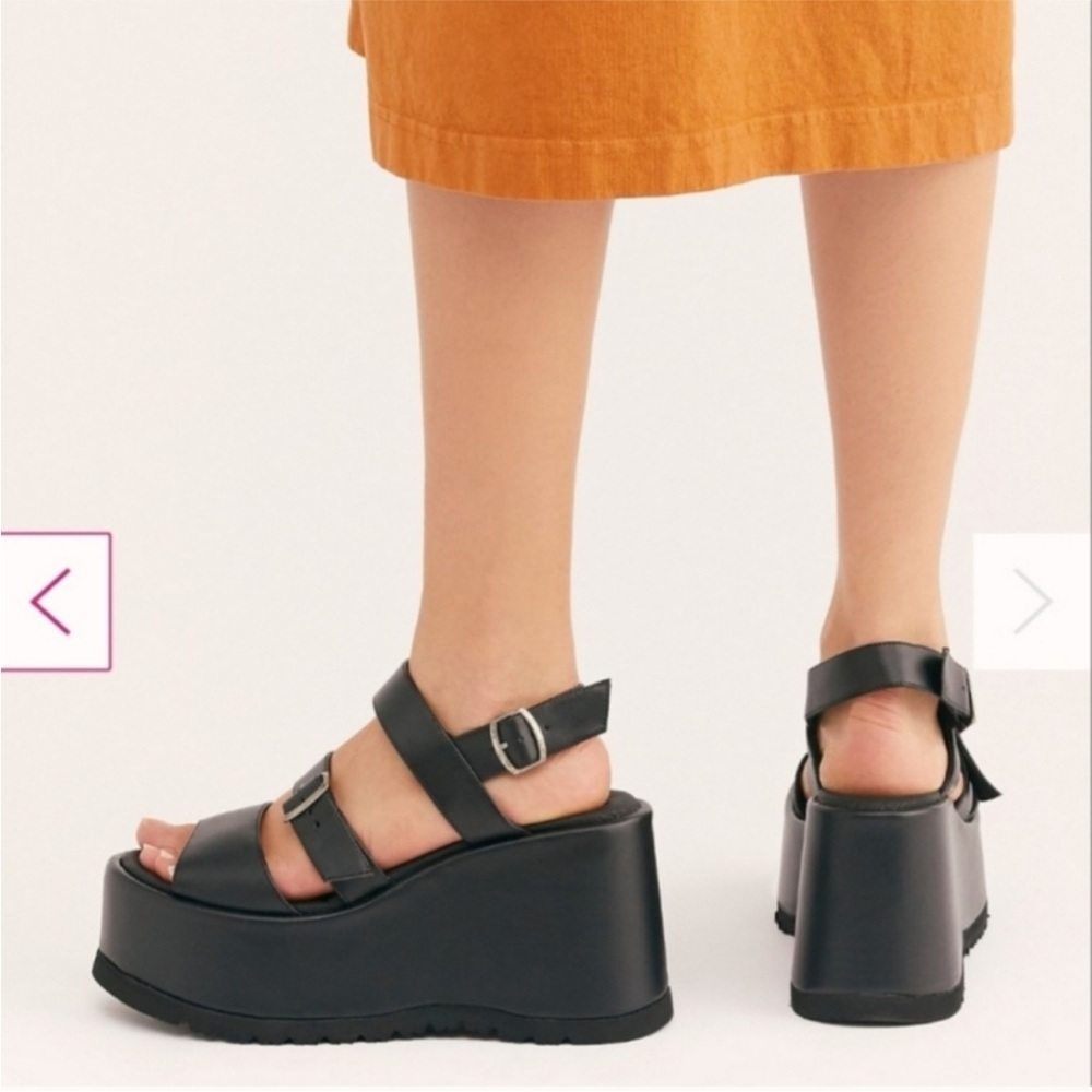 Free People Chelsea Strappy Platform Sandals - Picture 3 of 10